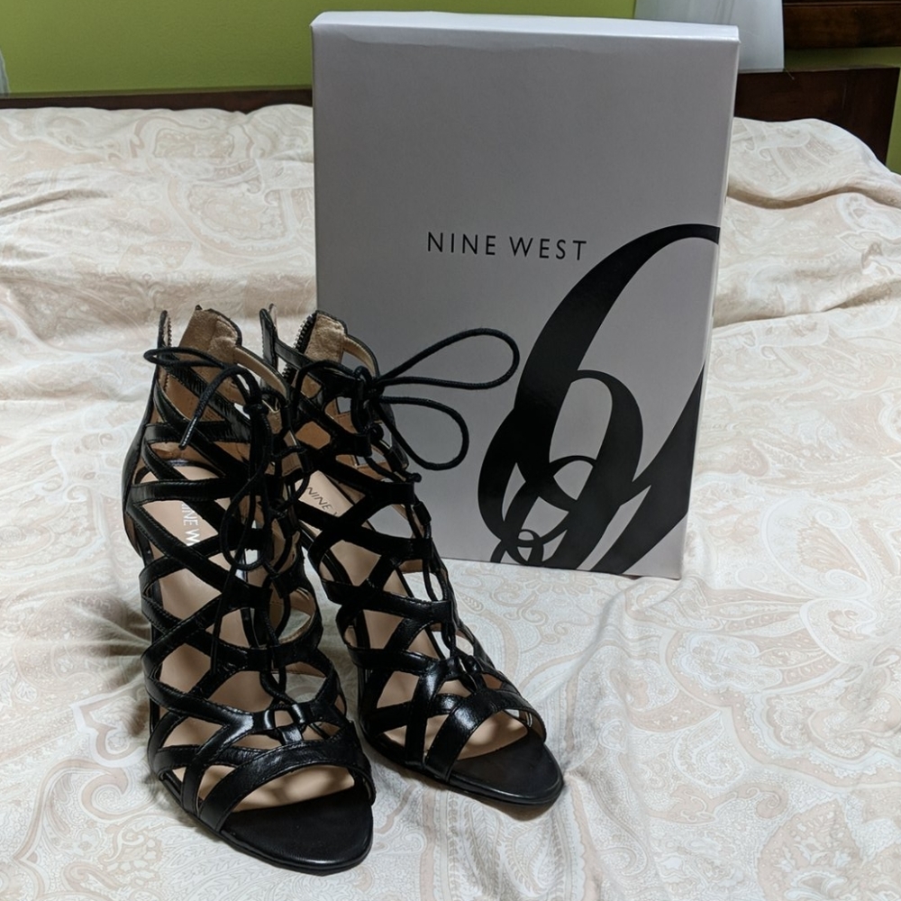 Nine West leather heels